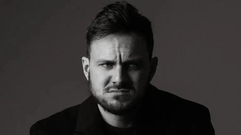 Image showing faces of comedians, and information about the comedy show