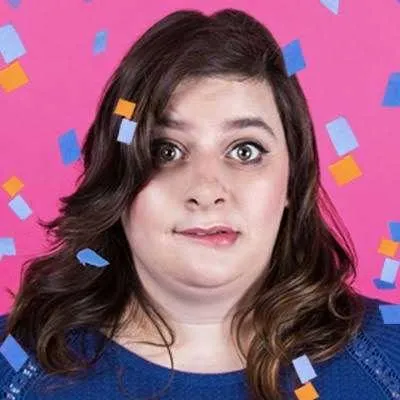 Image showing faces of comedians, and information about the comedy show
